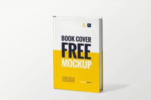 A cover book mockup available for free download