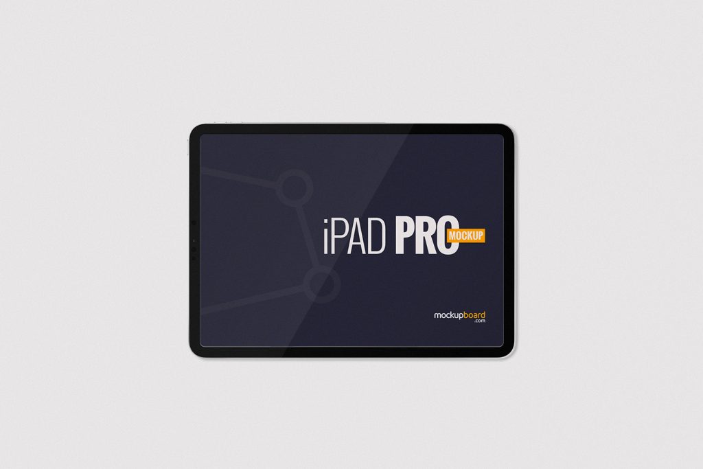 Free iPad Pro mockup made in Adobe Photoshop